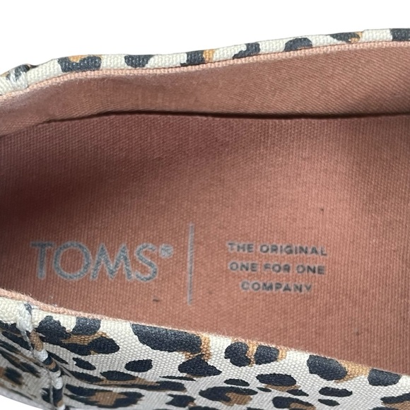 Toms Redondo Birch Multi Lynx Women’s Slip Ons 7.5M Casual Animal Print Cheetah - Picture 6 of 8